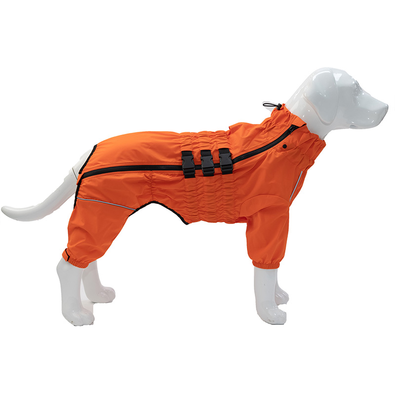 Hunde-Regenmantel, wasserdicht, für Haustiere, 4-Bein-Regenmantel, Kleidung für Bulldogge, Korgi, Regenmantel für kleine, mittelgroße und große Hunde, Gesamt für Hunde: M / Grün