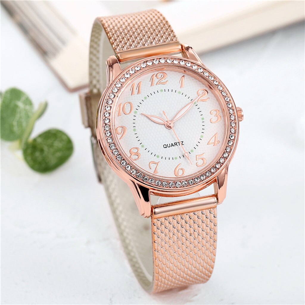 Top Brand Women Bracelet Watches Women's Casual Quartz Stainless Steel Band Watch Wrist Watch relogio feminino