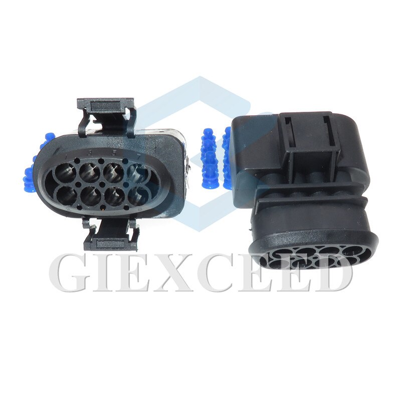 8 Pin 3.5Mm 3A0 973 834 3A0 973 734 Vrouwelijke Mannelijke 3A0973834 3A0973734 Waterdichte Auto Elektrische Connector Aansluitingen Voor vw