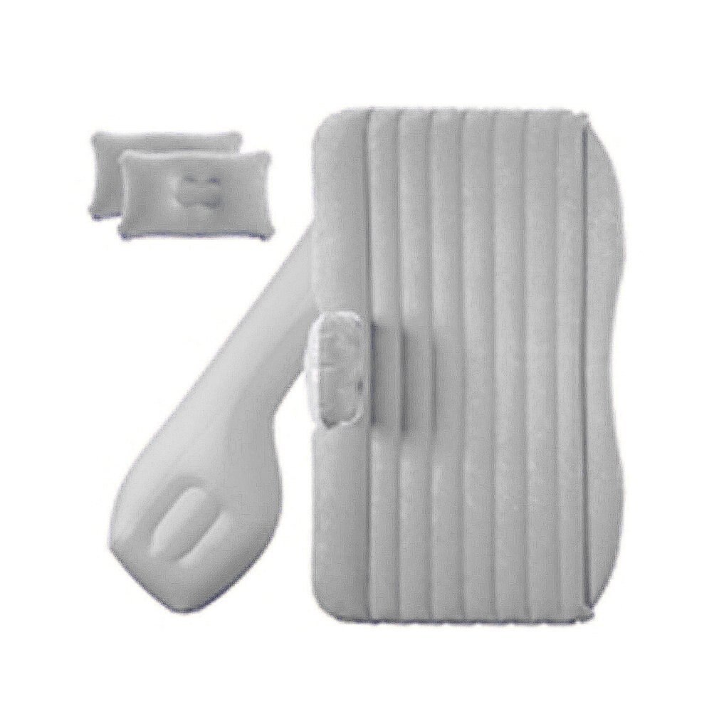 Bil luft oppblåsbar reise madrass seng for bil baksetet madrass multifunksjonell sofapute utendørs camping matte pute