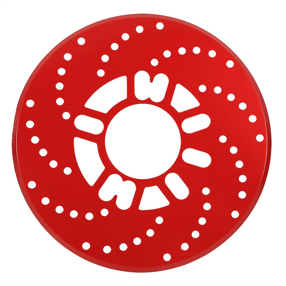Rotor de freno de disco de aluminio para coche, cubiertas decorativas de 26cm, reequipamiento rojo, accesorios para coche, 1 Juego