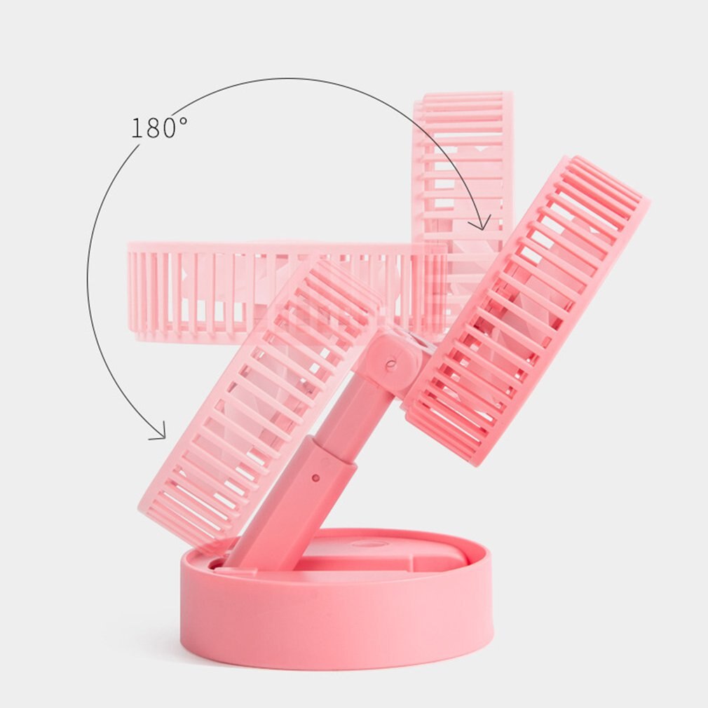 Portable Mini Fan Handheld Fan Home Office Desk Speed Adjustable USB Rechargeable Fan Air Cooler Outdoor Travel