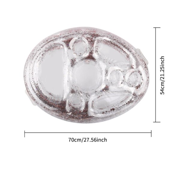 PVC Inflatable Beer Mug Cooler Beer Ice Bucket Storage Holder Summer Adult Swimming Supplies Beach Pool Party Bar Coolers: Transparent