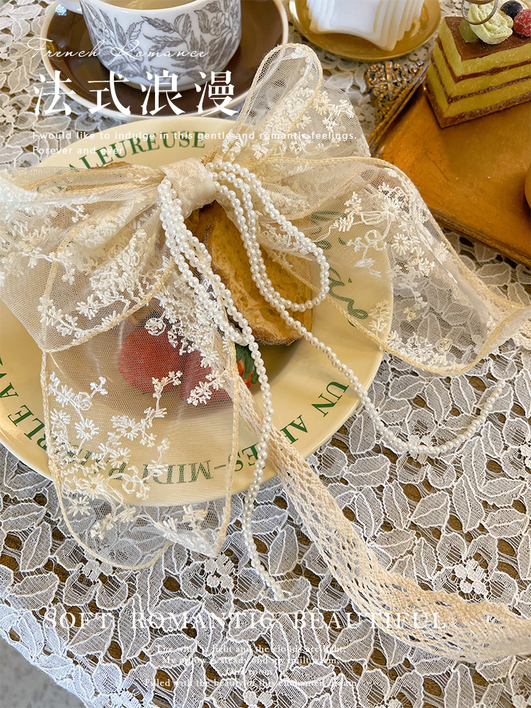 Franse Kant Strikje Gordijn Decoratie Accessoires Kleine Accessoires Nordic Tie Touw Ornament Kanten Stropdas Touw Hanger.