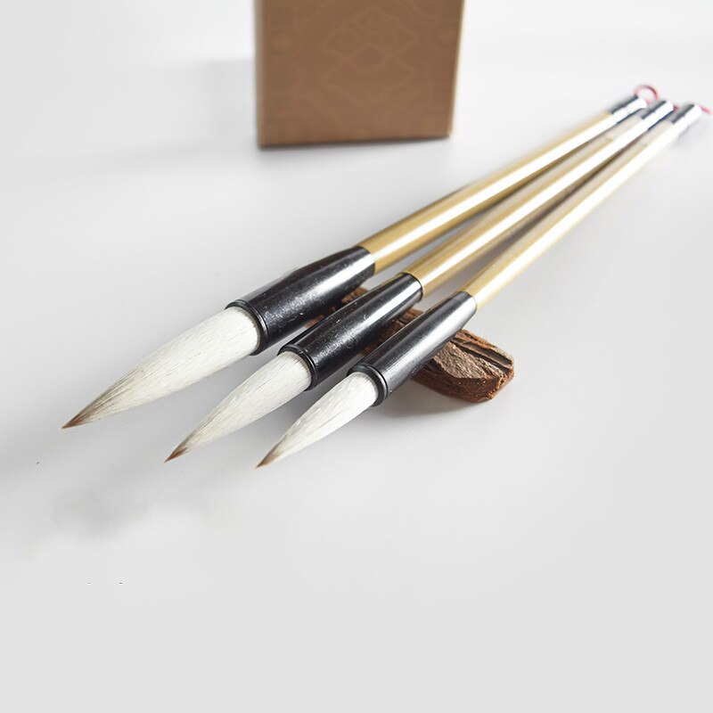 Chinese Painting Writing Brush Set Large Multiple Hair Regular Script Beginner Calligraphy Handwriting Practice Craft Supply