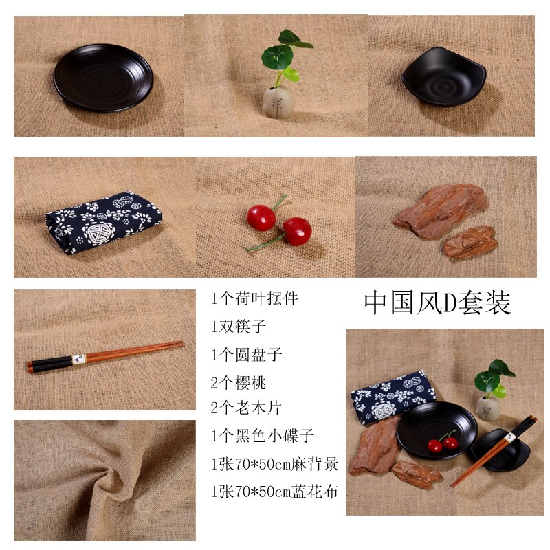 Chinese stijl photo prop set antieke studio achtergrond doek sieraden gourmet retro fotografie props backgrouonds: D