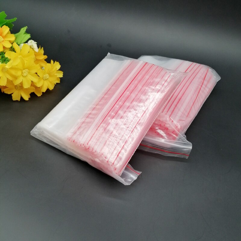 100 sztuk plastikowa torba z zamkiem błyskawicznym pakiet ozdoba do torby świeża torba worek próżniowy do przechowywania zamykana na zamek błyskawiczny przezroczyste opakowanie etui