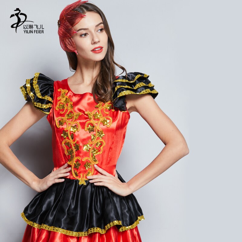 Adulte dames espagnol Senorita déguisement danseur de Flamenco Costume UK tailles 6-24/robe de flamenco/costume de danse espagnole