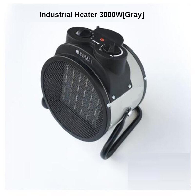 Mechanische Drehschalter Heizung Industrie Heizung High Power Heizung Drei-geschwindigkeit Einstellbar Geschwindigkeit Heizung Keramik Heizung: 3000W Gray / US