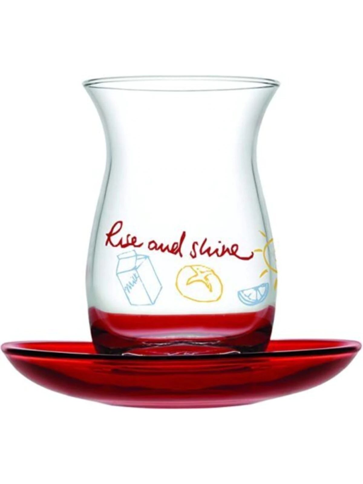 Turkse Thee Cup Pasabahce Rise &amp; Shine Thee Set Kit 6 Stuk Traditionele Turkse Thee Cup Thee En Koffie set