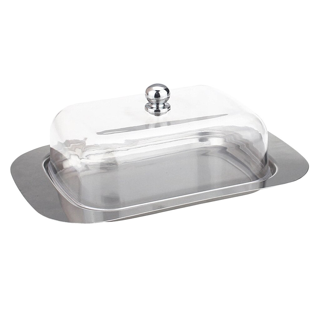 Stainless Steel Butter Dish with Lid Washable Durable Butter Dish