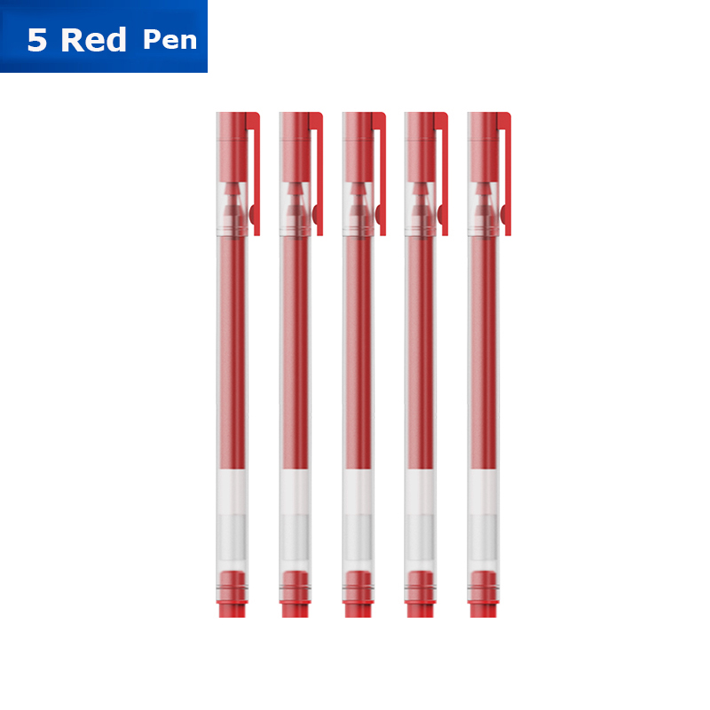 Beifa 10pc/5pc Gel Pens Set Super Durable High capacity Sign Pen Pучка 1800M Writing boligrafo School Office Stationery Supplies: Red Wine