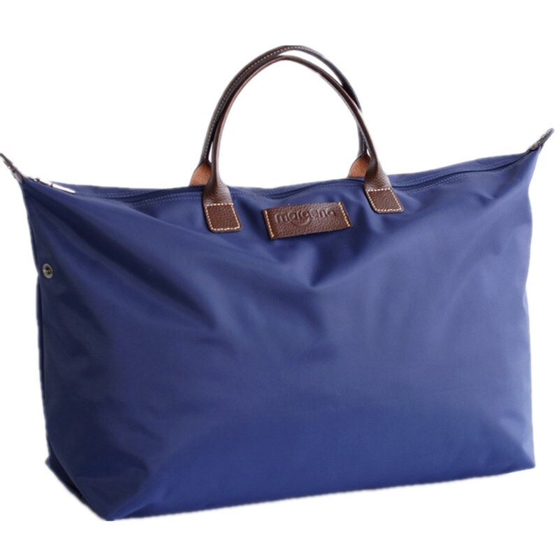 Vouwen Knoedel Tas Korte Reis Tas Draagtas Rugzak Hand Carry Lange Reistas Big Bag: Blauw