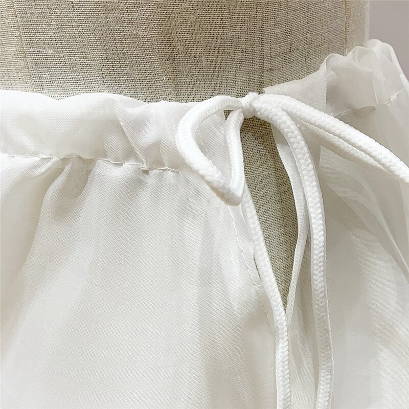 Jupes Tutu blanches pour filles | Jupes pour enfants 3 créoles, accessoires de mariage, Crinoline, vêtements pour enfants