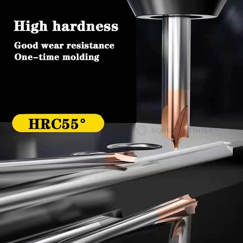 Carbide Radius Corner Rounding Cutter End Mill 12mm CNC Tool R0.5 R1 R2 R3 Chamfering Outside Radii Quarter Circle Router Bit