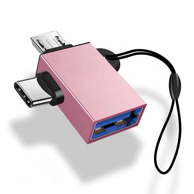 USB Typ-C OTG Kabel Adapter Typ C USB-C OTG Konverter Für Xiaomi Huawei Samsung Maus Tastatur USB Disk-Telefon Zubehör: rose gold