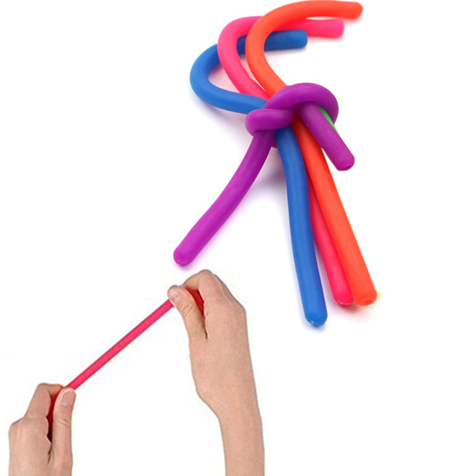 Fidget Speelgoed Stress 4Pc Zintuiglijke Fidget Stretchy String Speelgoed Voor Kinderen En Volwassenen Met Verminderen Stress Zabawki Antystresowe Antiestres