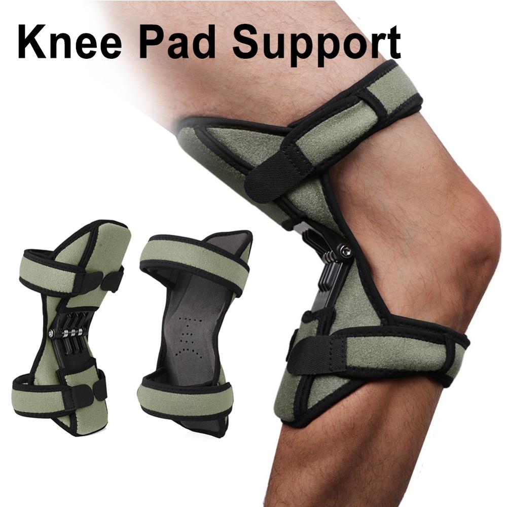1 Paar Ademend Joint Knie Pads Ondersteuning Klimmen Pad Ondersteuning Knie Pads Krachtige Rebound Stabilisator Veiligheid Knie Booster Outdoor