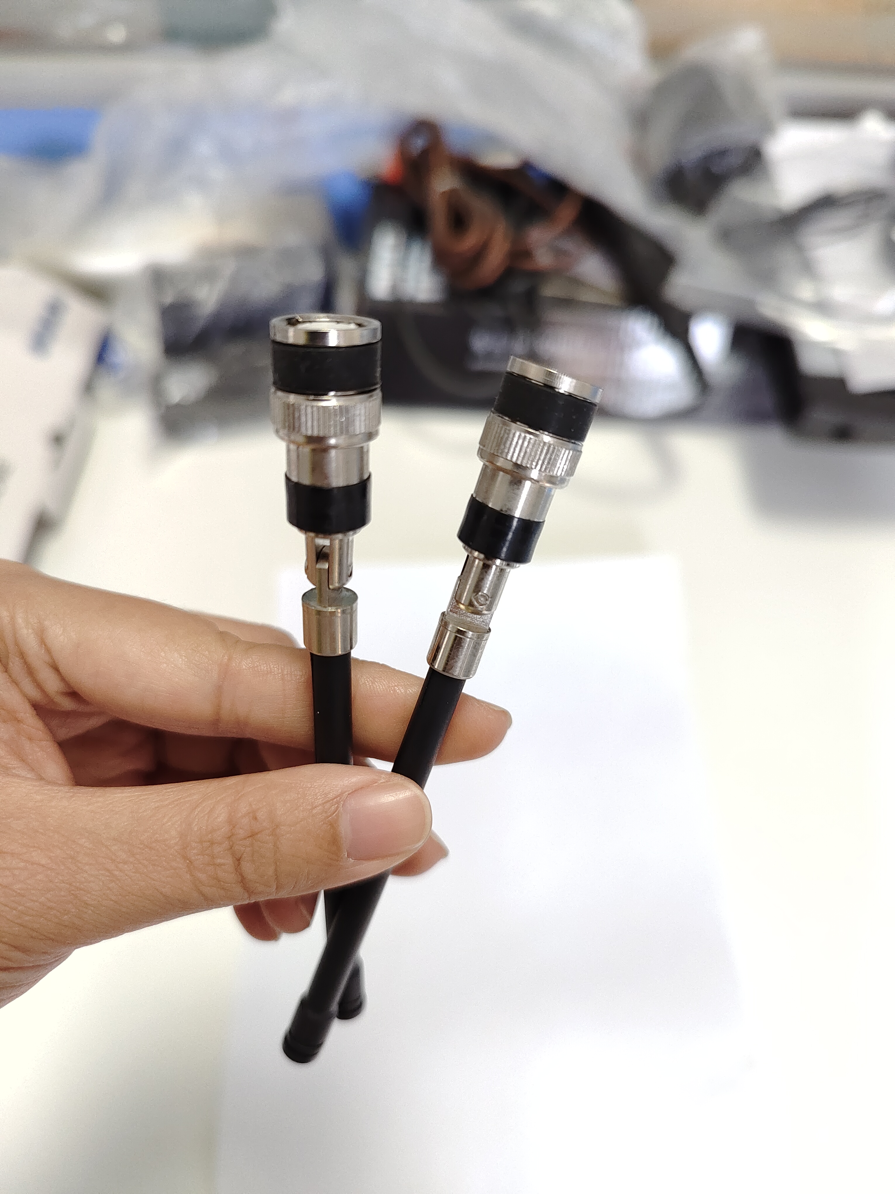 Antenne UHF Wave BNC per Shure Sennheiser EW100 EW300 EW500 G3 G2 ricevitore SLX accessori per microfono Wireless: Blu