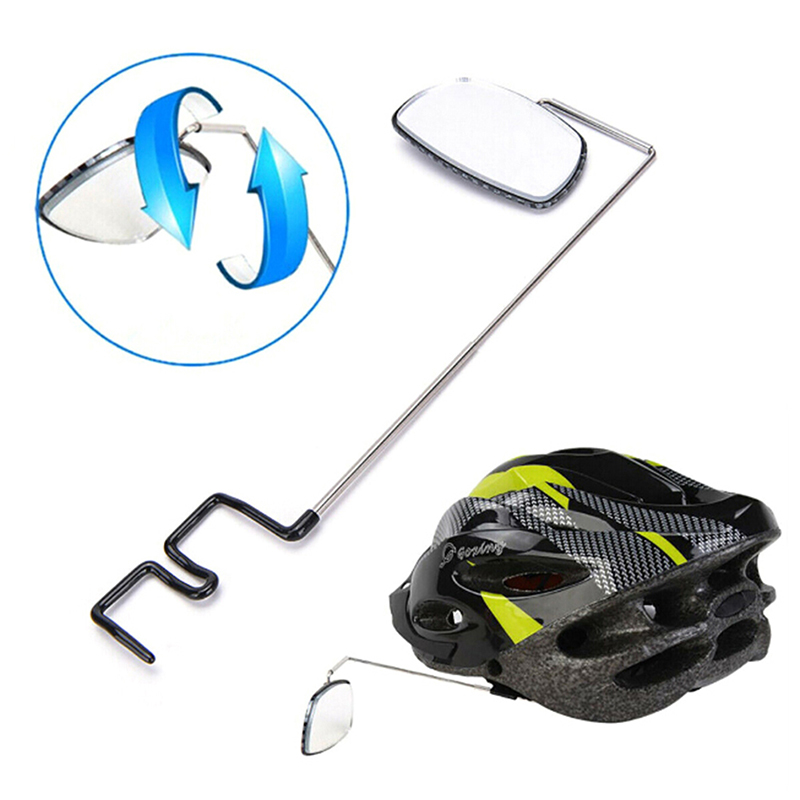 Lunettes de vue arrière pour casque de vélo, monture de rétroviseur