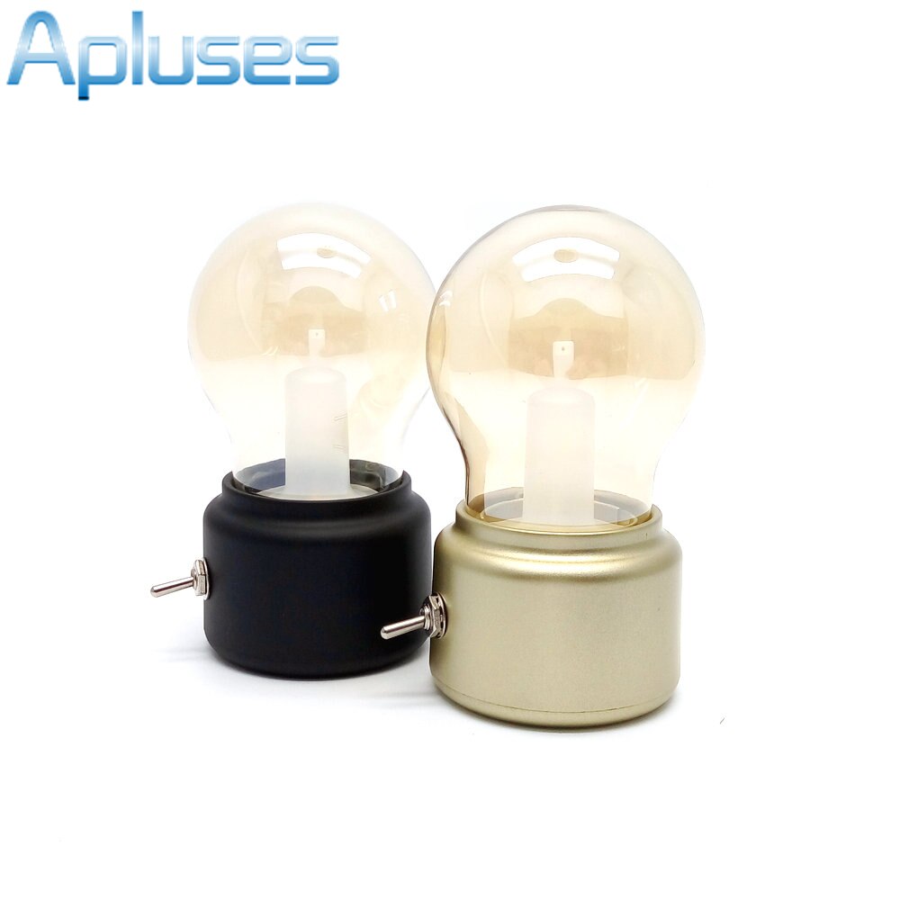 Led Vintage Lamp Nachtlampje Retro USB Lamp Oplaadbare Luminaria Nachtlampje LED energiebesparende Boek Lights tafellampen