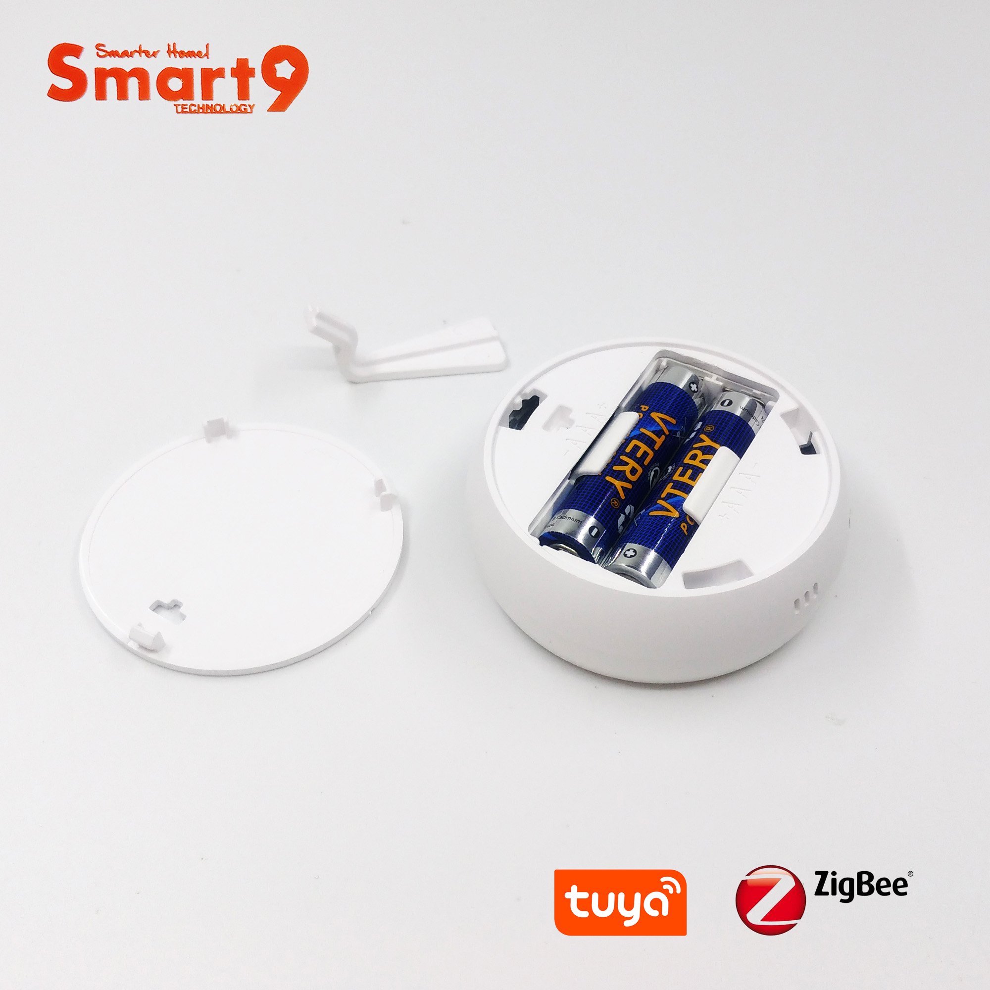 Smart9 ZigBee Temperature and Humidity Sensor With LCD Screen Display working with TuYa ZigBee Hub, Battery Powered Smart Life
