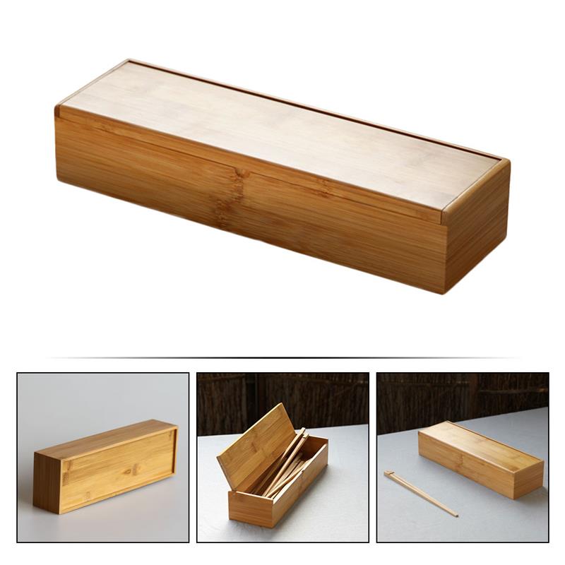 Japanische Essstäbchenbox für Zuhause und Küche, Bambus-Essstäbchen-Aufbewahrungsbox, EssstäbchenkäFeige, Sicherheit, Umweltschutz, Organizer