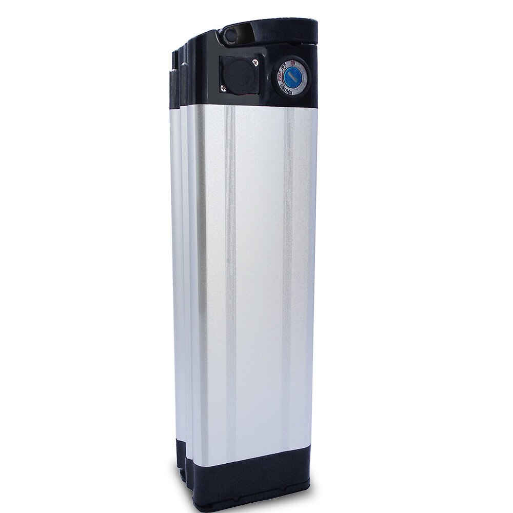 Bottom Port Discharge Plug 4pins Silver Fish Ebike Battery Box City Bike Fat Bike Folding Bike 24v 36v 48v Battery Case