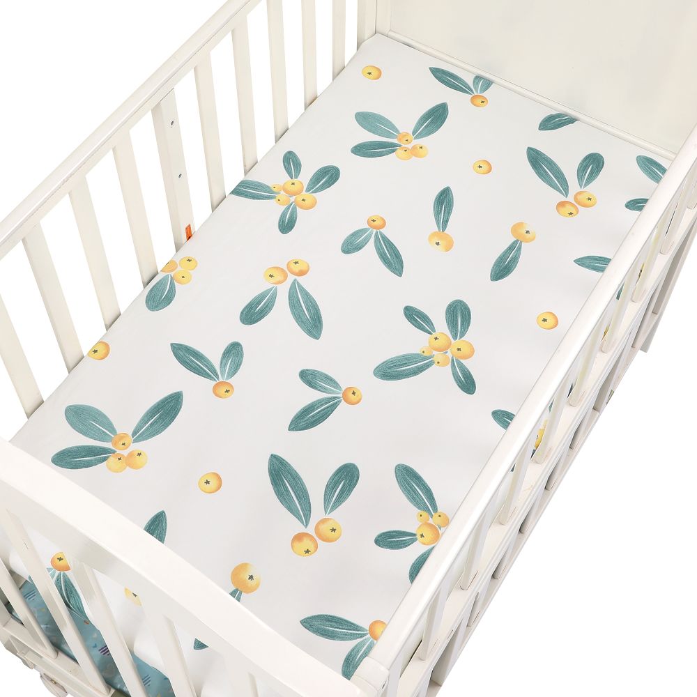 100%  økologisk bomuldsspædbarn baby sengetøjspude sengetøjssæt lagen baby børnesengetøj: Cls 0052