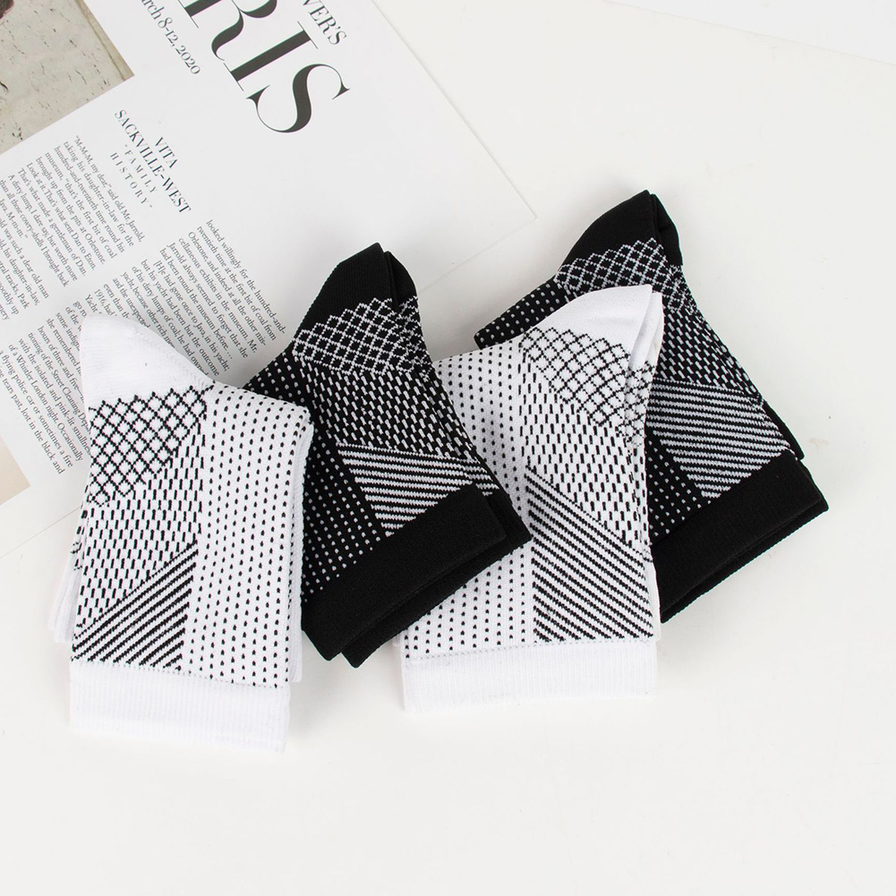 2 Paar Compressie Sokken Enkelcompressiemouwen Beugels Boog Ondersteuning Neuropathie Soothe Sokken Voor Dames Nano Sotesocks Voor Mannen