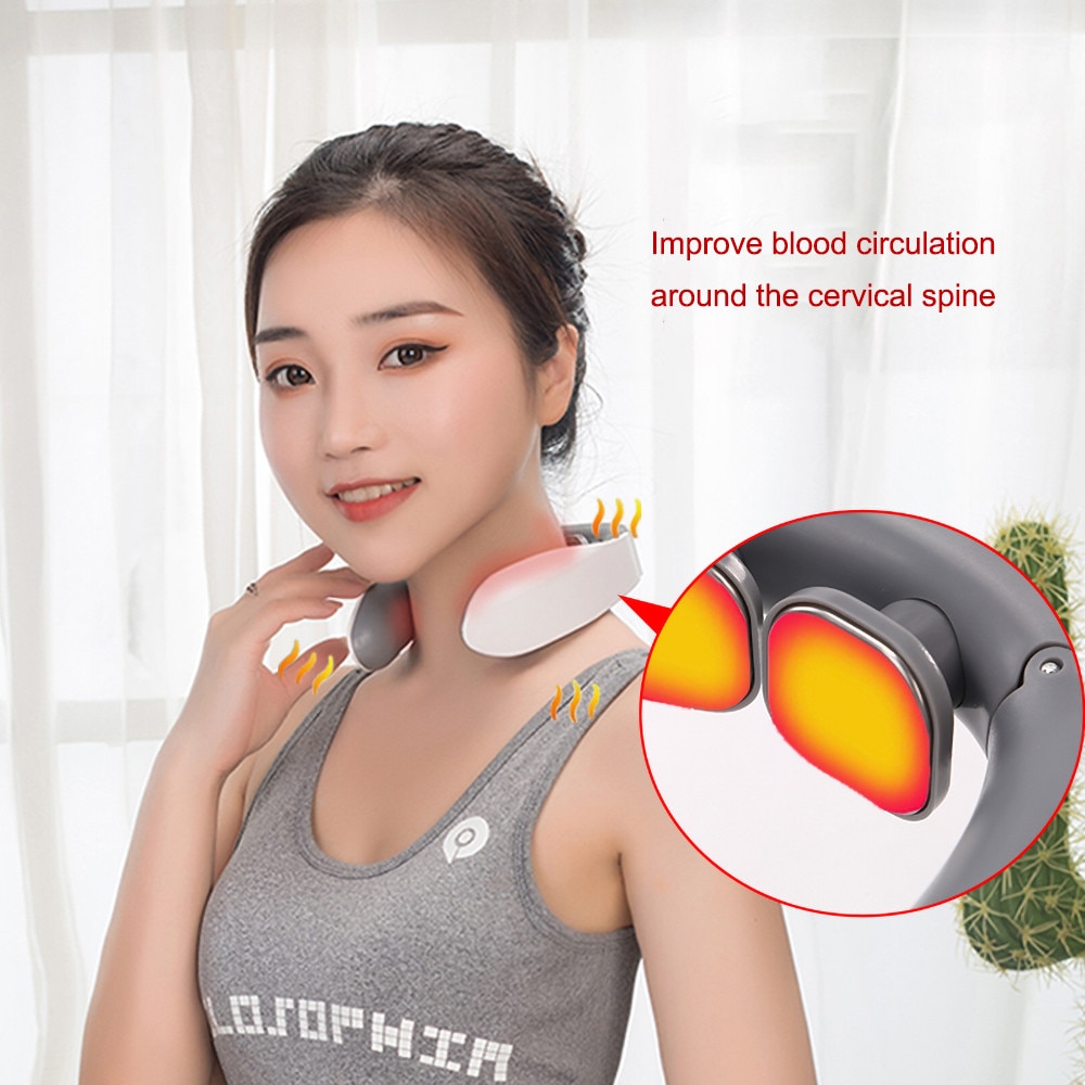 Smart Elektrische Nek Massage Vermoeidheid Pijn Hele Lichaam Meridiaan Instrument Nek Zorg Instrument Nek Massage