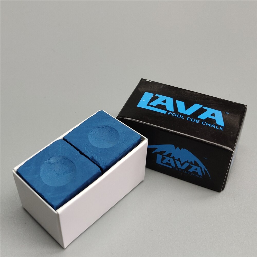 Biljartkrijt poolkrijt 2 stuks/doos lava biljart carambole poolkeu tip blauwe krijtjes biljartaccessoires