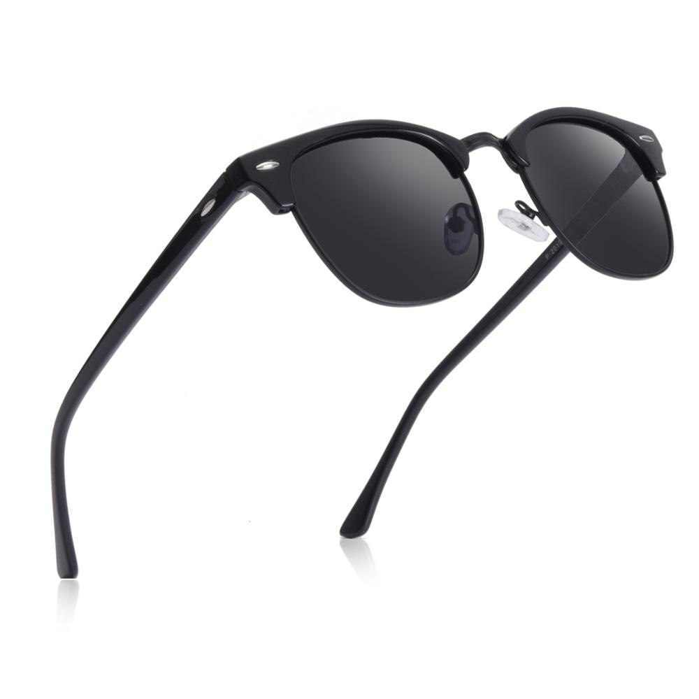 Carfia polarized sunglasses man metal square frame 100 Carfia polarized sunglasses man metal square frame 100