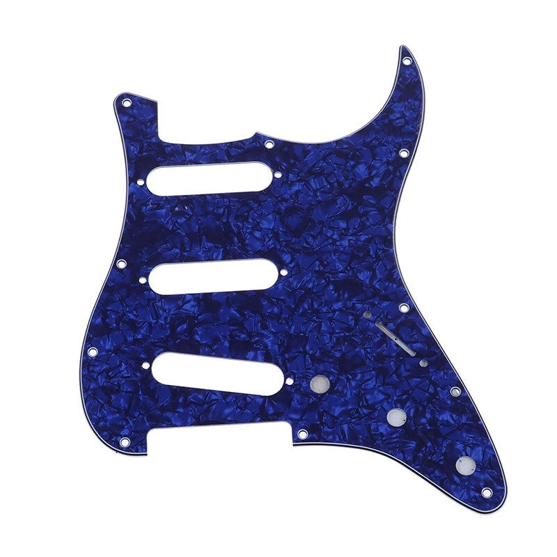 1Pc guitare Pickguard guitare électrique Pickguard plaque à gratter pour Strat Stratocaster noir Instruments & équipement: B