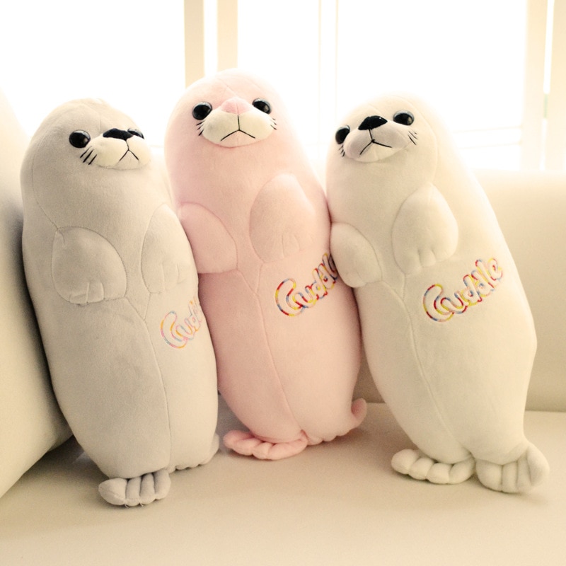 Lot de 40cm coussins en peluche en forme de phoque pour décoration de canapé, idéal pour un anniversaire de petite amie ou d'enfant (ntdiz 1074)