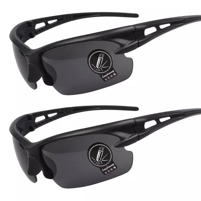 Gafas de visión nocturna para hombre y mujer, lentes de ciclismo al aire libre, montura negra, gafas de noche para Conductor, gafas de , color amarillo: Verde esmeralda