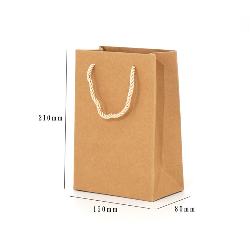 Xin Jia Yi Packaging Newest Kraft Paper Bags Paper Shopping Bag: 15x8x21cm