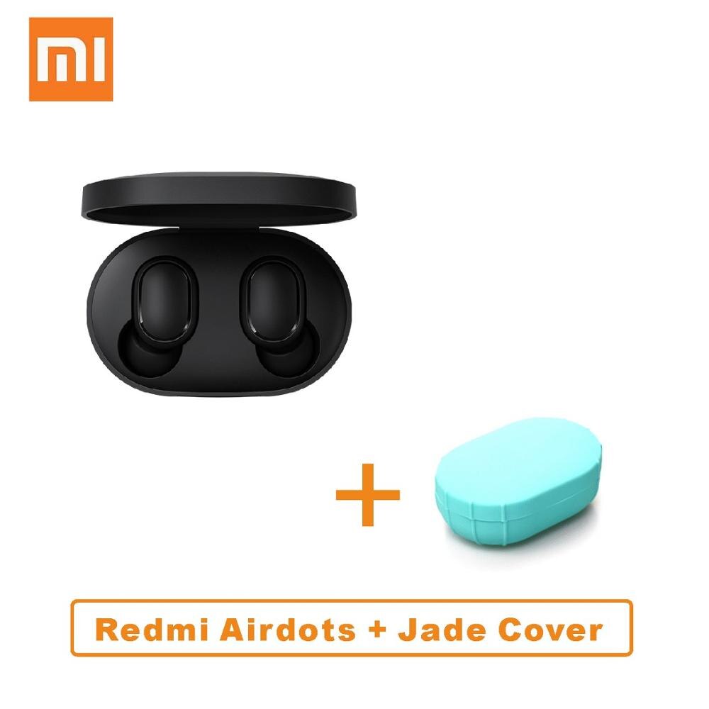 In Stock Original Xiaomi Redmi Airdots TWS Bluetooth Earphone Stereo bass BT 5.0 Eeadphones Mic Handsfree Earbuds AI Control: CN SKY