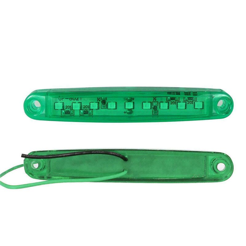 2 stk lastbil tilbehør led lys 24v lastbil lampe clearance lys strip 9 smd side markør led tilbehør til lastbil