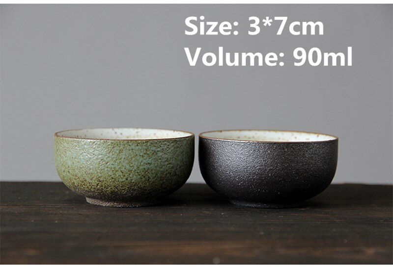 Japansk keramisk tekop husstand kinesisk kung fu kop porcelæn tekop