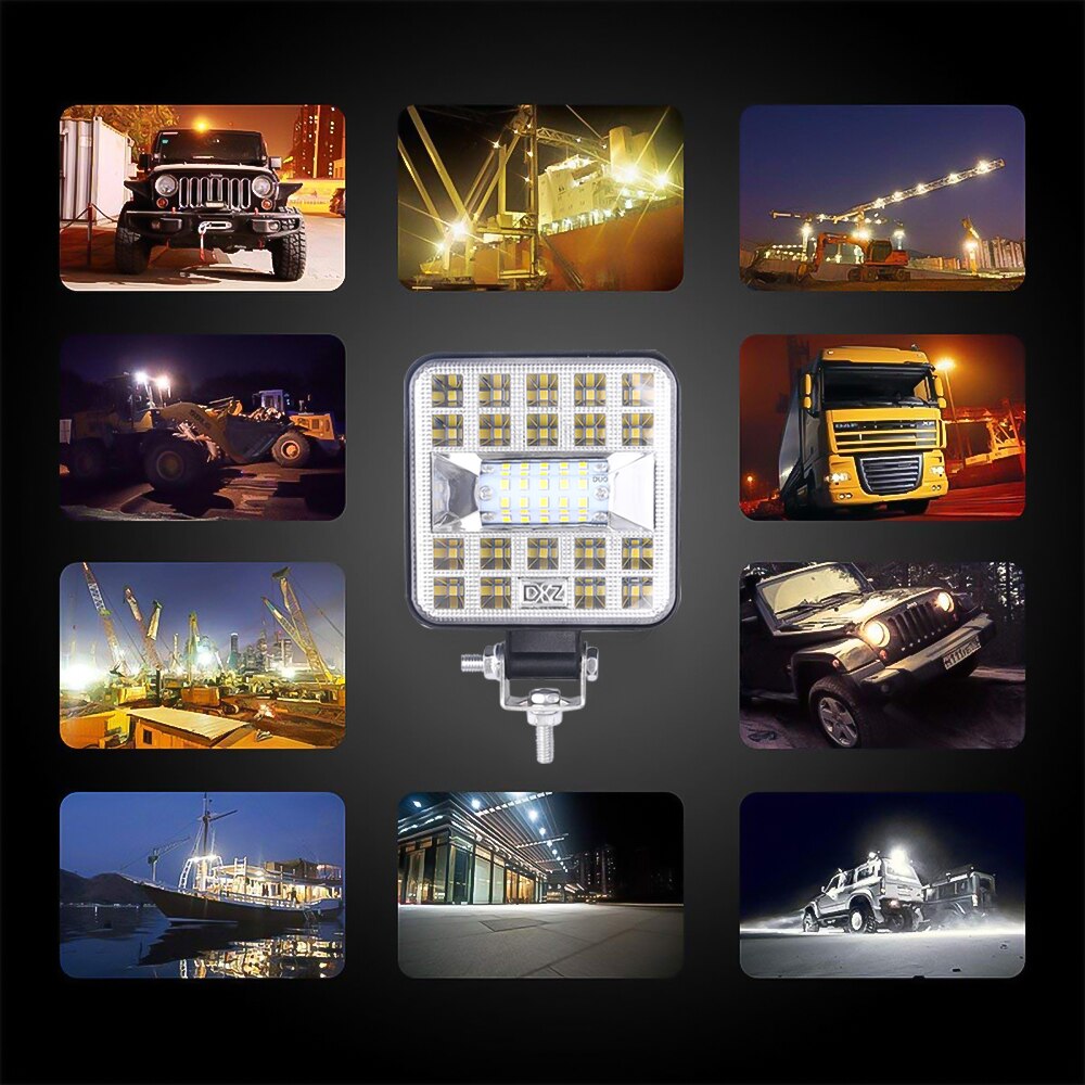 LED Car Work Light Aluminum Camping LED Work Light Bar Combo Flood Beam offroad Driving Work Fog Light For offroad