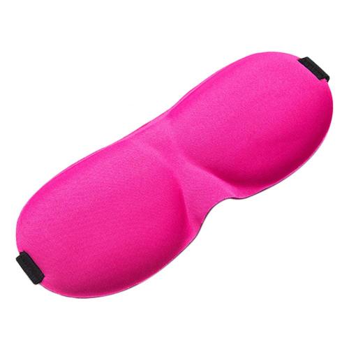 Draagbare 3D Slapen Oogmasker Zacht Ademend Oogmasker Reizen Blinddoek Slaapmasker Slapen Aid Cover Light Gids Eye Relax: Rose Red