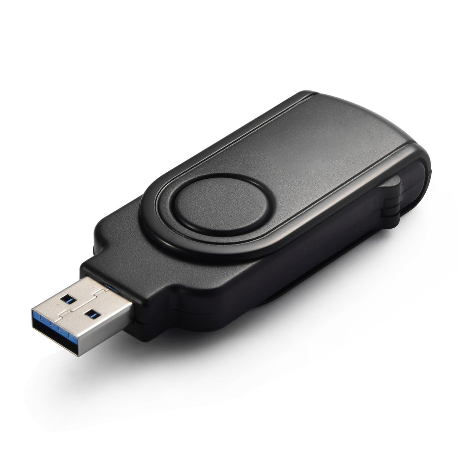 Rocketek usb 3.0 multi 2 in 1 memory card reader adapter for SD/TF micro SD for pc computer laptop accessories