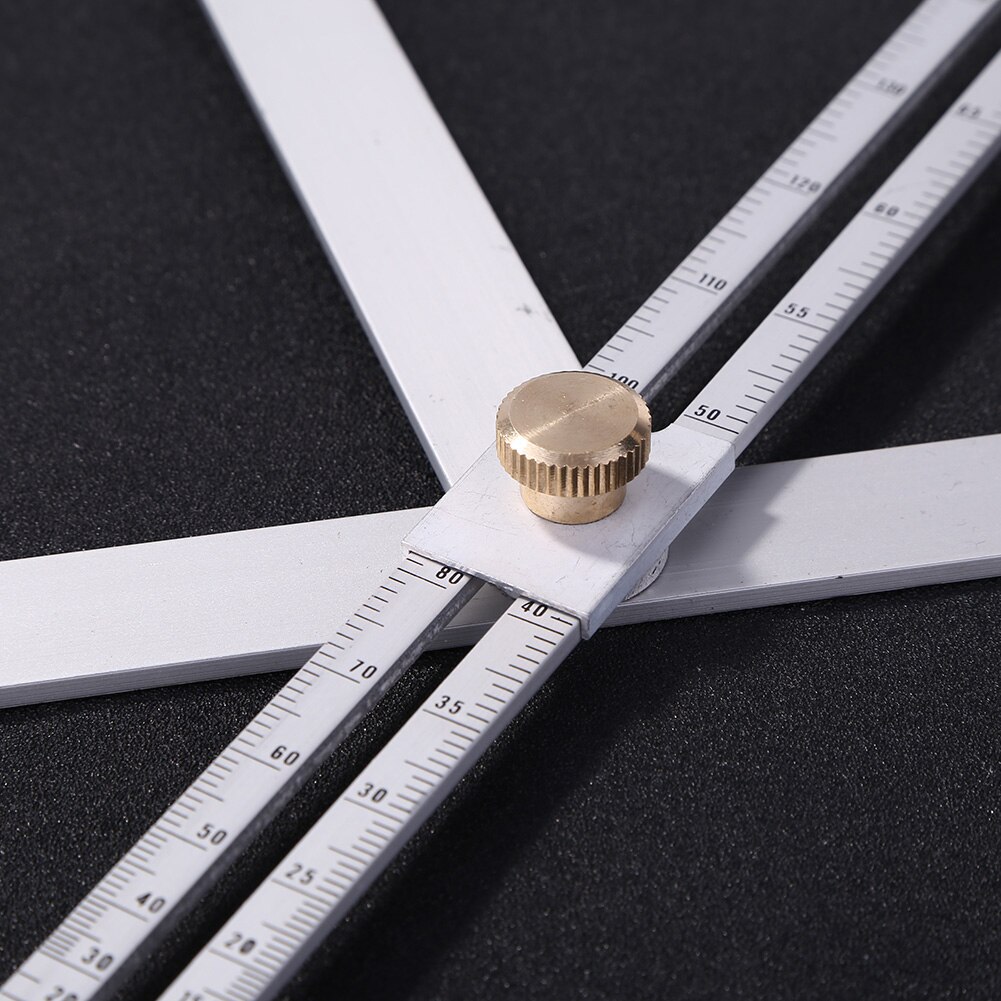 Measuring Ruler Folding Woodworking Tool Protractor Rust-proof Angles Frames for Quickly Measuring Accessories