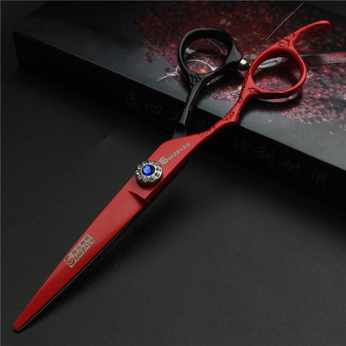 6 Inch Left-handed Barber Scissors Hairdressing Thinning Scissprs Cutting Shears Left Handed Hairdresser Makas: 6inch D1