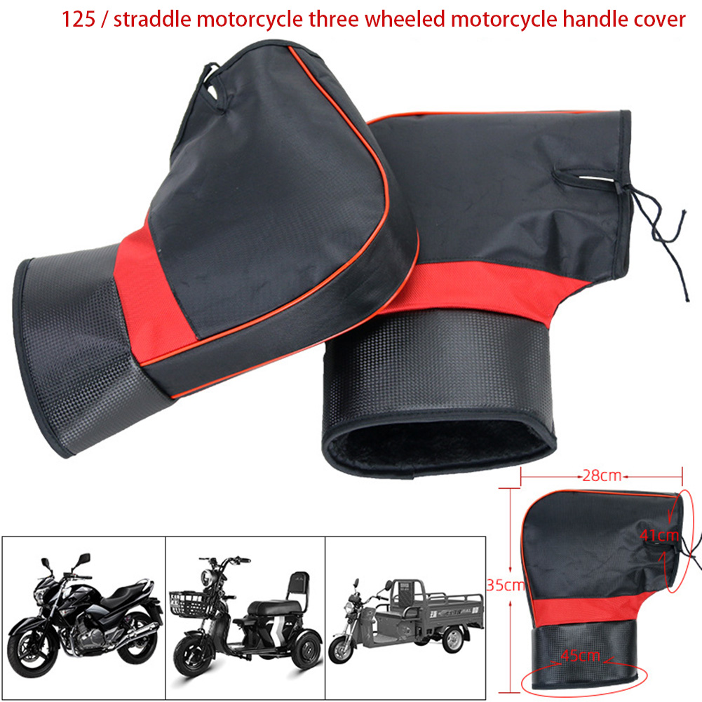 Manguitos térmicos de invierno para manillar de motocicleta, guantes universales para motocicletas, accesorios para motos