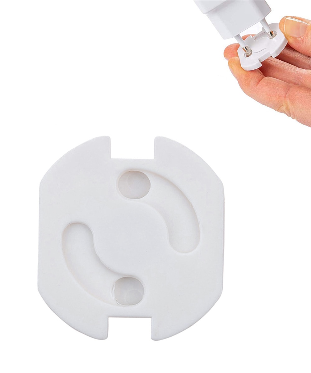 ABS plastic Socket Protectors Baby Veiligheid Stopcontact Cover Anti Elektrische Schok Voor EU Stopcontacten Wit