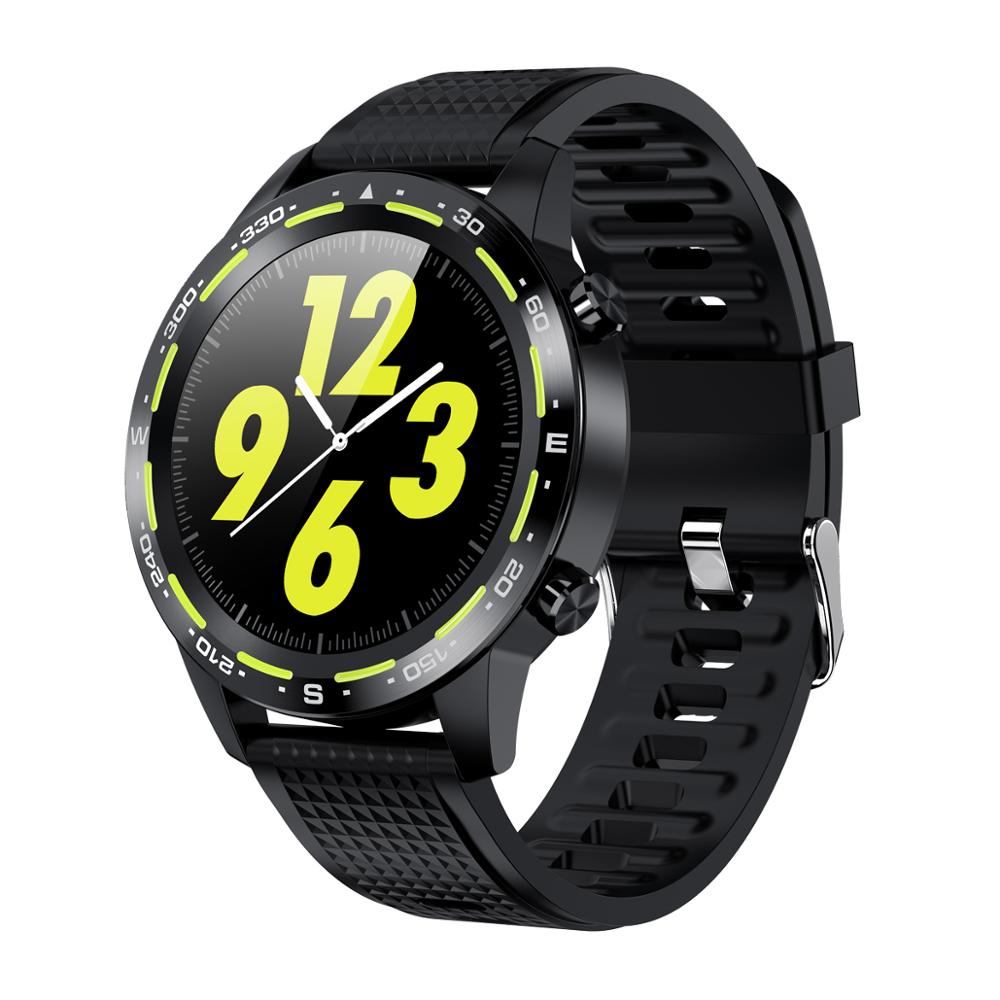 L12 L8 Smart Horloge Ecg + Ppg IP68 Waterdichte Bluetooth Call Bloeddruk Hartslag Sport Smartwatch Voor Android Ios pk L7 M5: L12-BY-9
