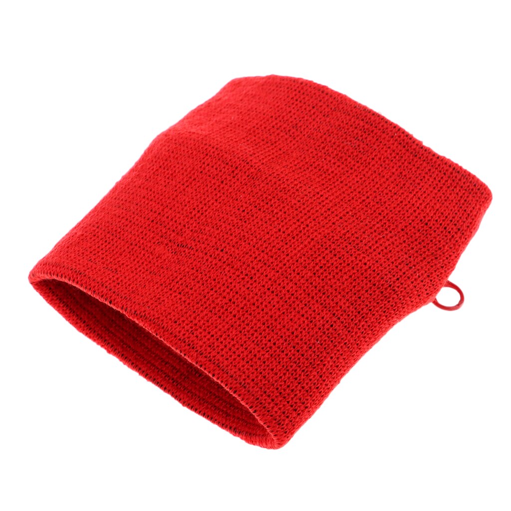 Udendørs sport fitness armbånd svedbånd tegnebog lynlåslomme: Rød