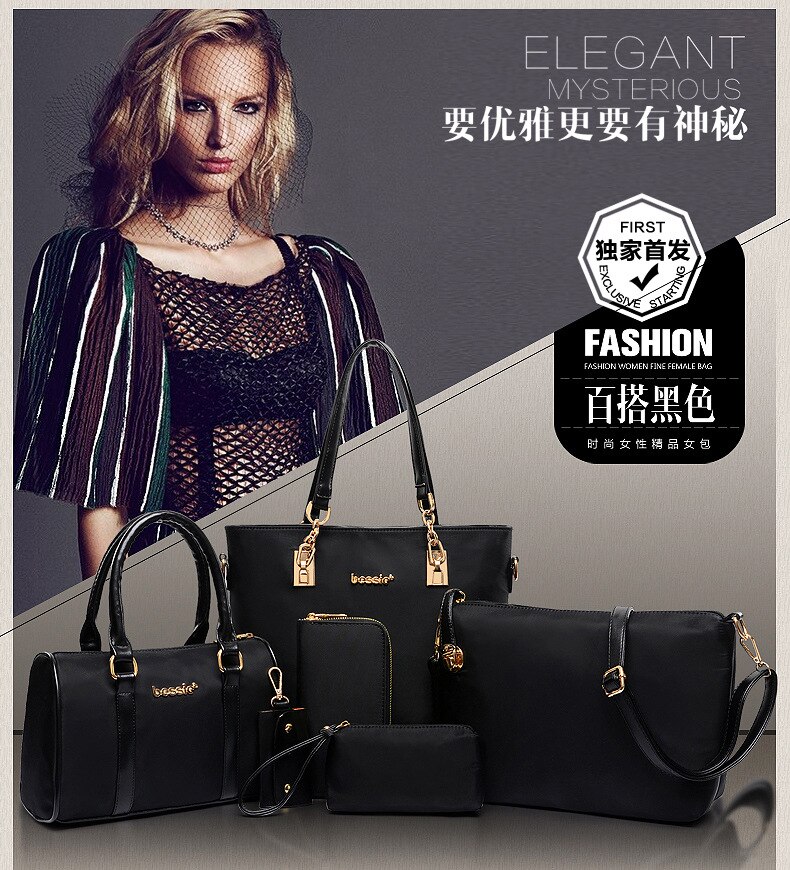 Verkoper Modieuze Vrouw Zak Ilting Vrouw Zak Vrouw Zak Tote Zachte Messenger Bag Key Packet 6 Keer Krachtige